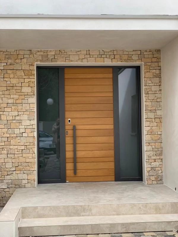 Porte alu-bois